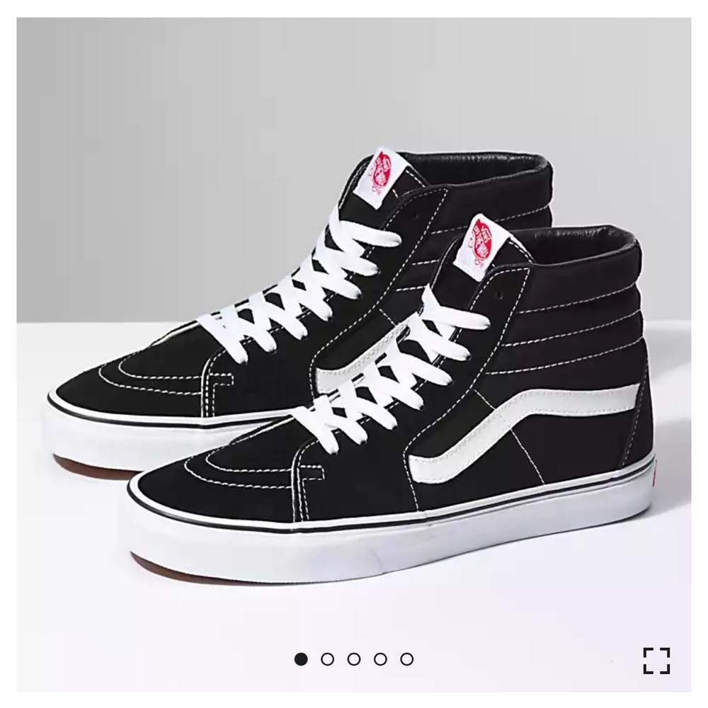 Women’s High Top Vans Size 10 never used